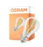 Osram Classic LED E27 Pear Filament Clear 2.2W 470lm Ultra Efficiency - 840 Cool White | Replaces 40W